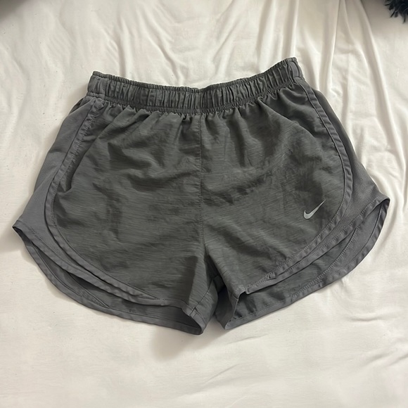 Gray Nike Tempo Shorts - Picture 1 of 5